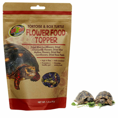 ZOO MED TORTOISE AND BOX TURTLE FLOWER FOOD TOPPER